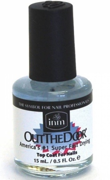 INM Суперсушка − закрепитель лака Out The Door Top Coat, 15 мл