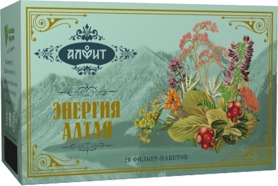 Травяной чай Алфит &quot;Энергия Алтая&quot;, 20 фильтр-пакетиков (40 гр)
